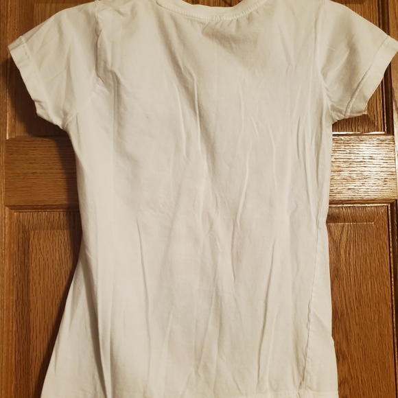 Knights Apparel White T-Shirt with Pink Logo - Picture 2 of 3